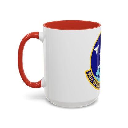 50th Operations Support Squadron (U.S. Air Force) Accent Coffee Mug