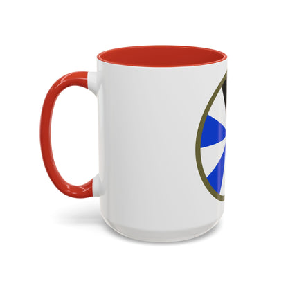 US 11th Infantry Division (U.S. Army) Accent Coffee Mug