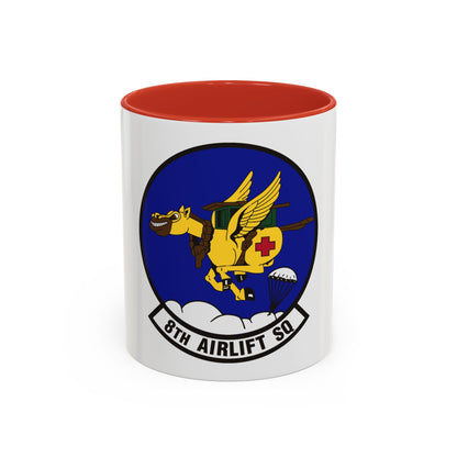 8th Airlift Squadron (U.S. Air Force) Accent Coffee Mug