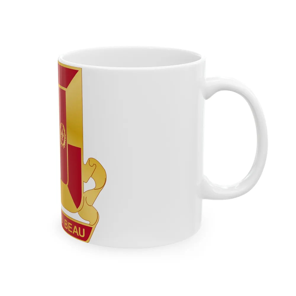 718th Antiaircraft Artillery Gun Battalion (U.S. Army) White Coffee Mug-Go Mug Yourself