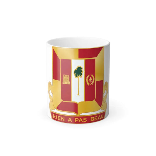 718th Antiaircraft Artillery Gun Battalion (U.S. Army) Color Changing Coffee Mug 11oz - Go Mug Yourself