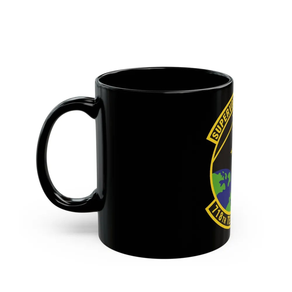 718th Test Squadron (U.S. Air Force) Black Coffee Mug-Go Mug Yourself