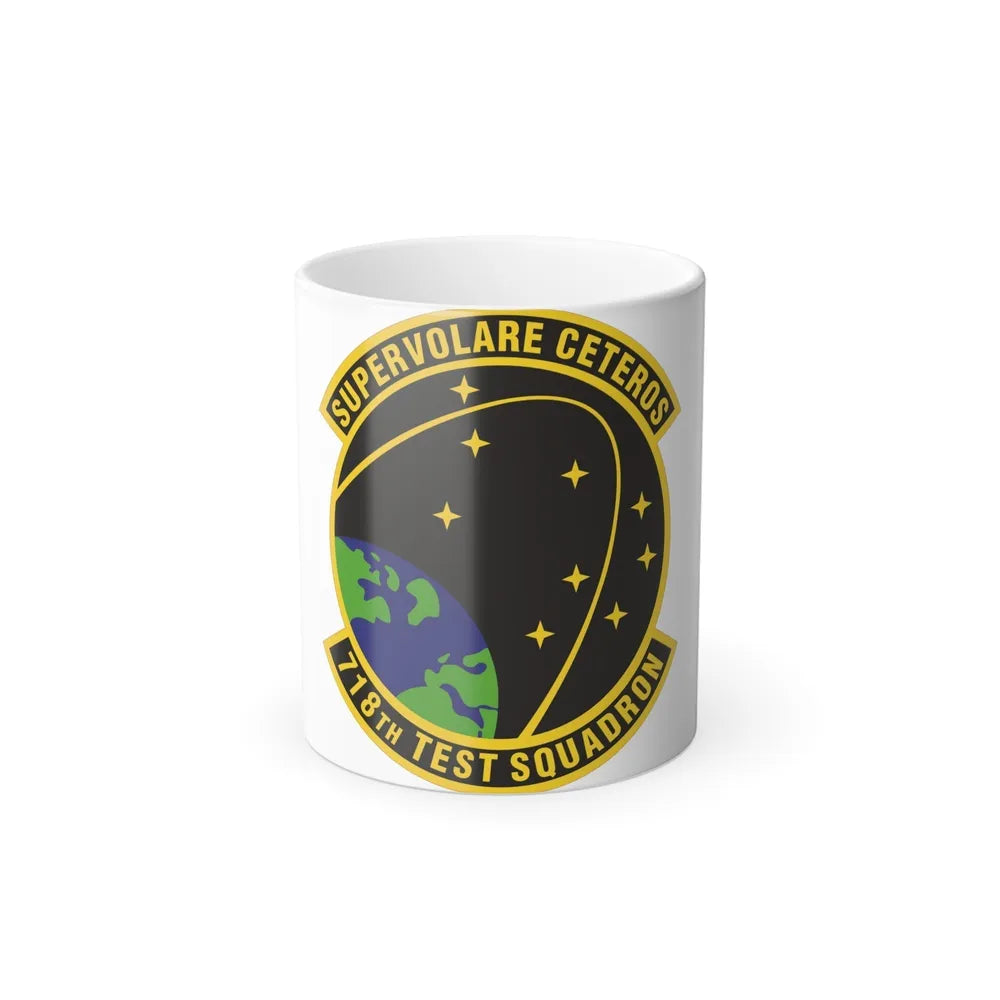 718th Test Squadron (U.S. Air Force) Color Changing Coffee Mug-11oz-Go Mug Yourself