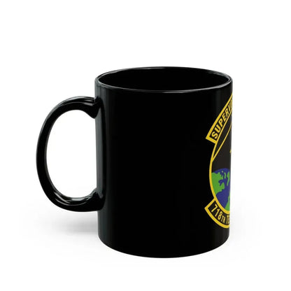 718th Test Squadron (U.S. Air Force) Black Coffee Mug - Go Mug Yourself