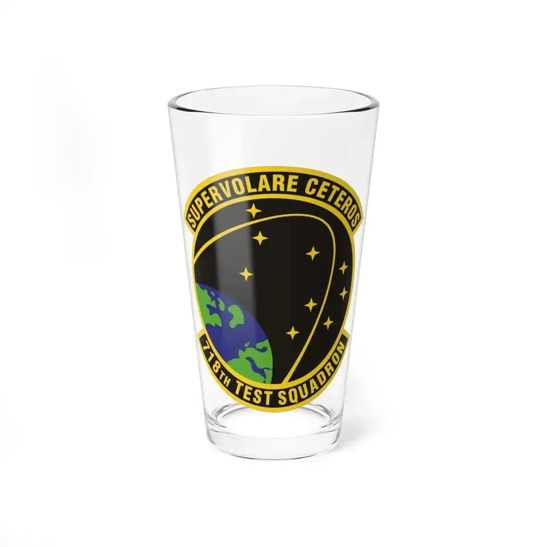 718th Test Squadron (U.S. Air Force) Pint Glass 16oz 16oz - Go Mug Yourself