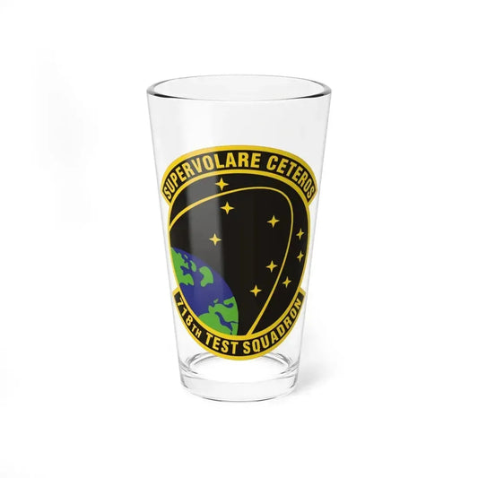 718th Test Squadron (U.S. Air Force) Pint Glass 16oz 16oz - Go Mug Yourself