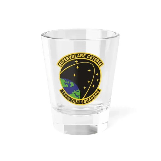 718th Test Squadron (U.S. Air Force) Shot Glass 1.5oz 1.5oz - Go Mug Yourself