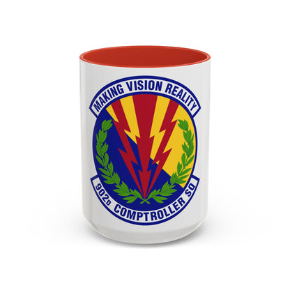 902d Comptroller Squadron (U.S. Air Force) Accent Coffee Mug