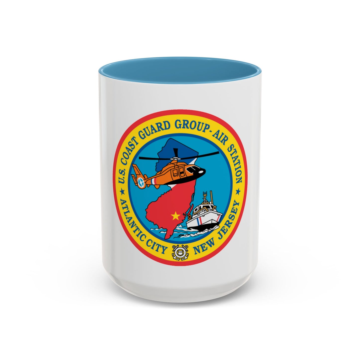 USCGC Group Air Station Atlantic City NJ (U.S. Coast Guard) Accent Coffee Mug