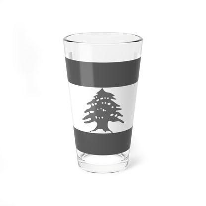 Flag of Lebanon - White (Lebanon) Pint Glass 16oz
