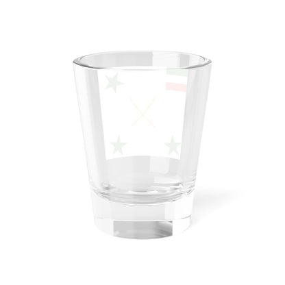 Flag of a Persian Army Corps General (Iran) Shot Glass 1.5oz