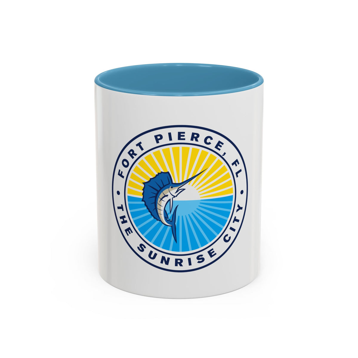 Seal of Fort Pierce Florida - Accent Coffee Mug