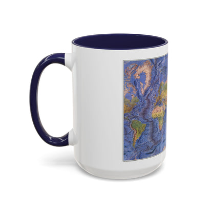 World Ocean Floor (1981) (Map) Accent Coffee Mug