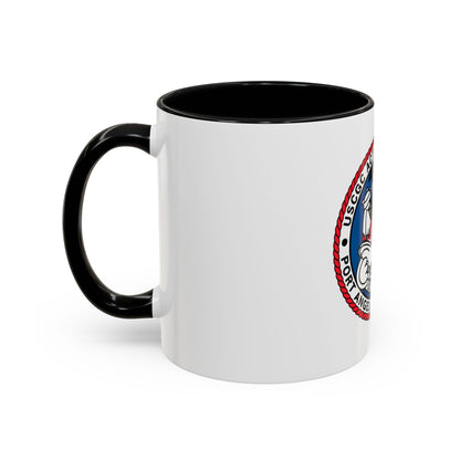 USCGC Active WMEC 618 Port Angeles WA (U.S. Coast Guard) Accent Coffee Mug