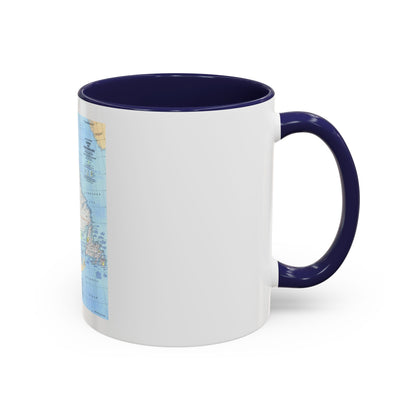 Canada - Quebec & Newfoundland (1980) (Map) Accent Coffee Mug
