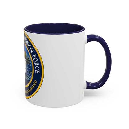 Cyber National Mission Force (U.S. Army) Accent Coffee Mug