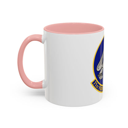71 Fighter Training Squadron ACC (U.S. Air Force) Accent Coffee Mug