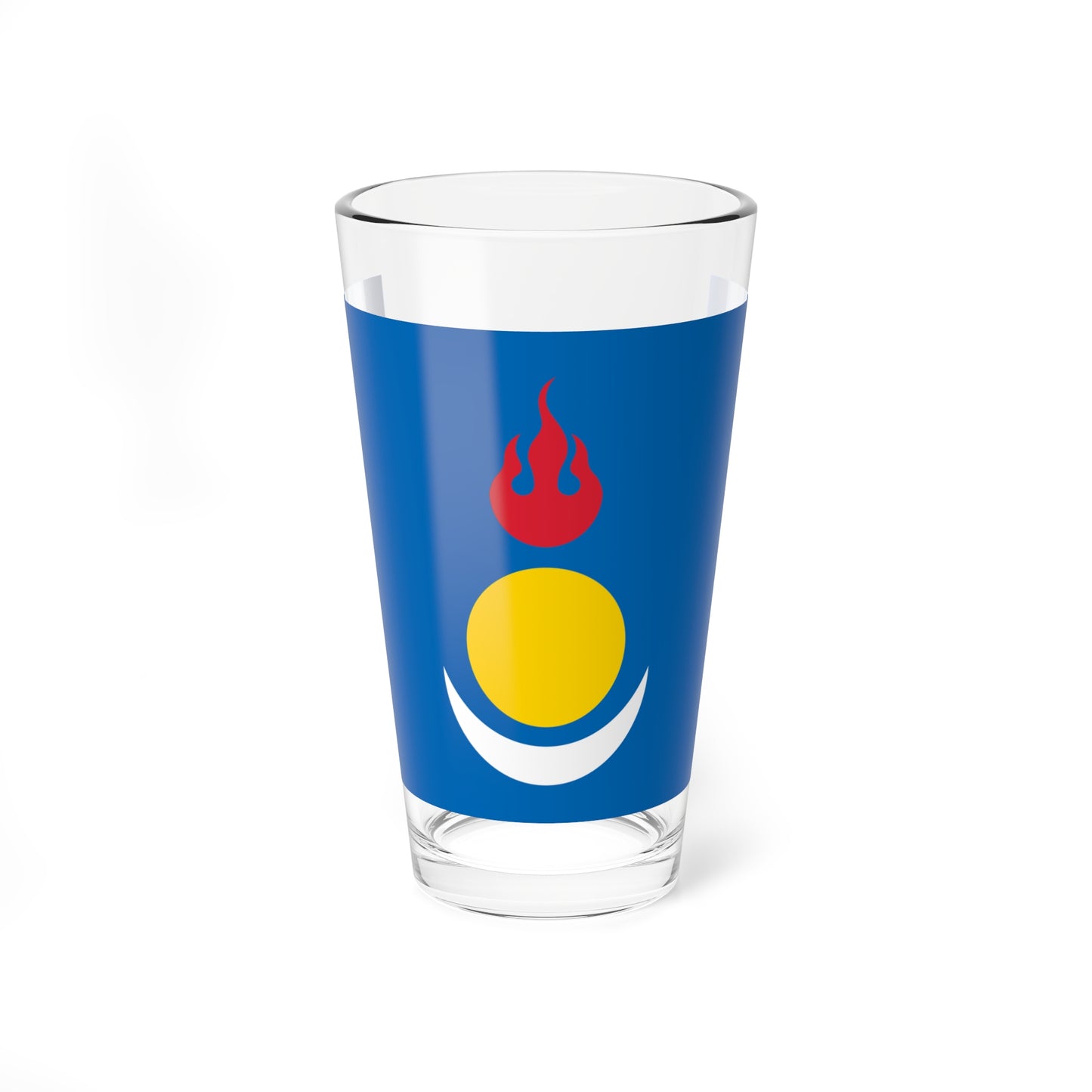 Flag of the Inner Mongolian Peoples Party (China) Pint Glass 16oz