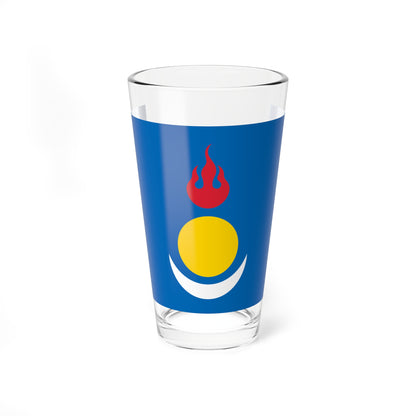 Flag of the Inner Mongolian Peoples Party (China) Pint Glass 16oz