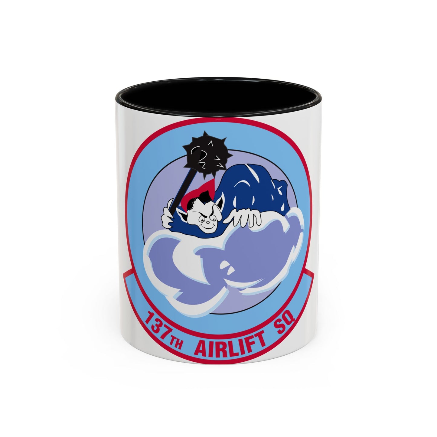 137 Airlift Squadron (U.S. Air Force) Accent Coffee Mug