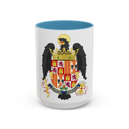 Coat of Arms of Queen Isabella of Castile (1492-1504) - Accent Coffee Mug