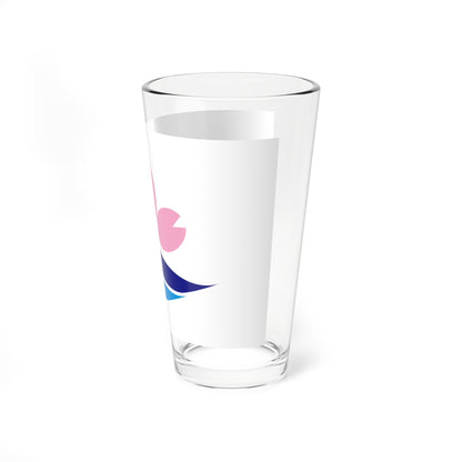 Flag of Sakuragawa Ibaraki (Japan) Pint Glass 16oz