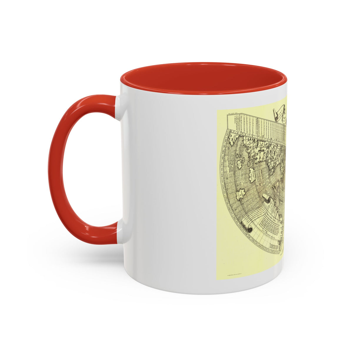 World Map - Ruysch (1508) (Map) Accent Coffee Mug