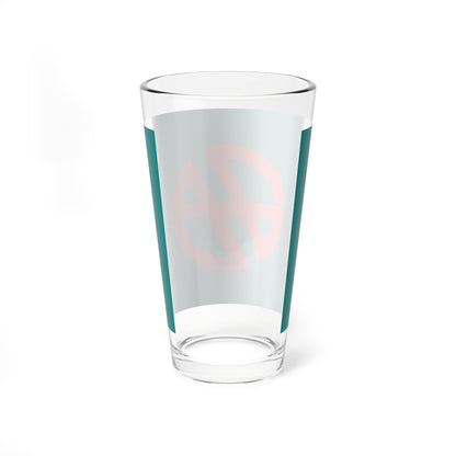 Flag of Miharu Fukushima (Japan) Pint Glass 16oz