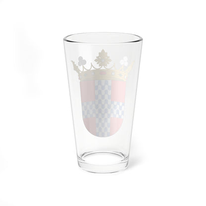 Escudo del Marquesado de Castel-Moncayo (Spain) (Coat of Arms) Pint Glass 16oz