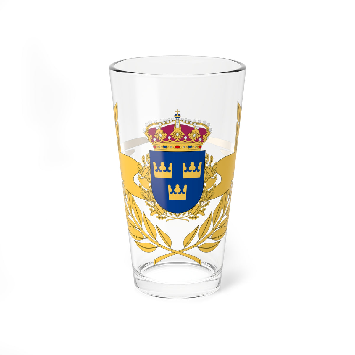 Polisflyget vapen (Sweden) (Coat of Arms) Pint Glass 16oz