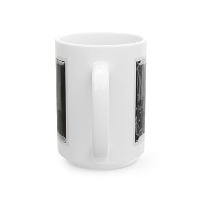 Aquia Creek Landing, Va. Embarkation Of 9th Army Corps For Fort Monroe; Another View (U.S. Civil War) White Coffee Mug