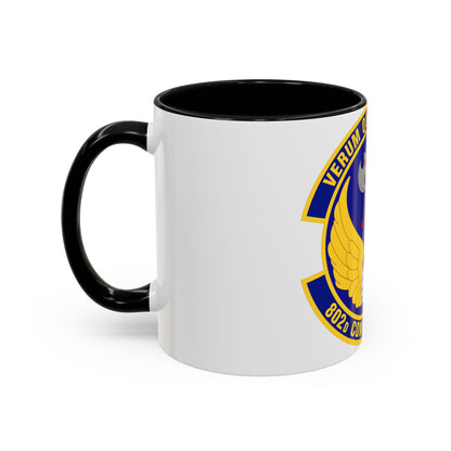 802d Comptroller Squadron (U.S. Air Force) Accent Coffee Mug