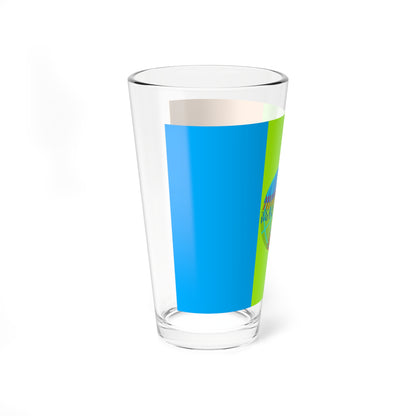 Flag of 高校野球事典 in emblem (Japan) Pint Glass 16oz