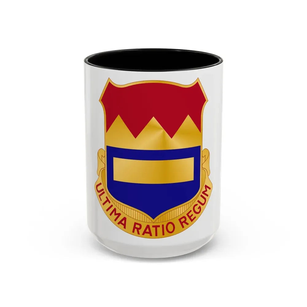 719th Antiaircraft Artillery Battalion (U.S. Army) Accent Coffee Mug 15oz Black - Go Mug Yourself
