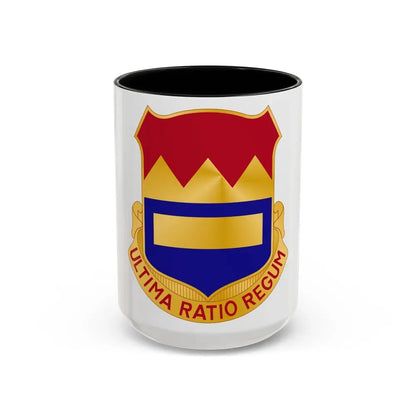 719th Antiaircraft Artillery Battalion (U.S. Army) Accent Coffee Mug 15oz Black - Go Mug Yourself