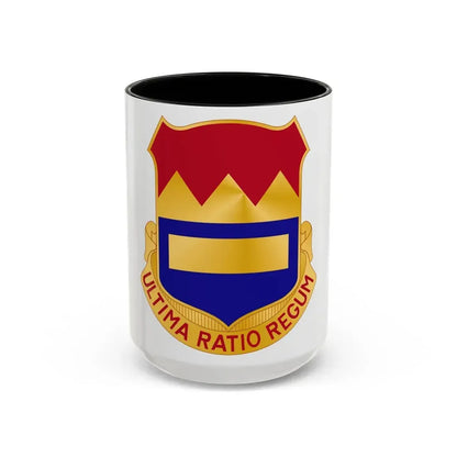 719th Antiaircraft Artillery Battalion (U.S. Army) Accent Coffee Mug 15oz Black - Go Mug Yourself