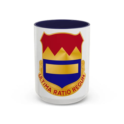 719th Antiaircraft Artillery Battalion (U.S. Army) Accent Coffee Mug 15oz Navy - Go Mug Yourself