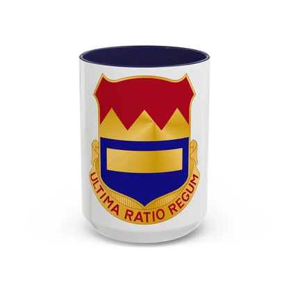 719th Antiaircraft Artillery Battalion (U.S. Army) Accent Coffee Mug 15oz Navy - Go Mug Yourself