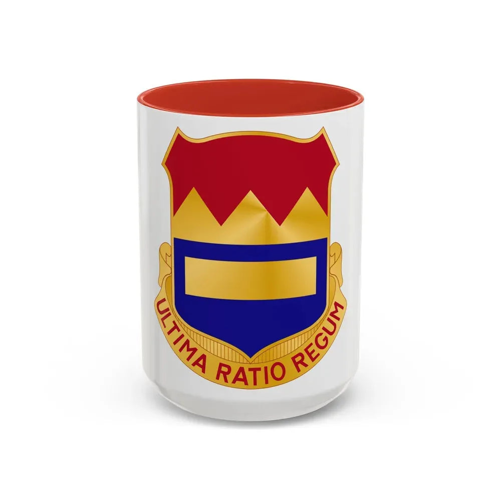 719th Antiaircraft Artillery Battalion (U.S. Army) Accent Coffee Mug 15oz Red - Go Mug Yourself