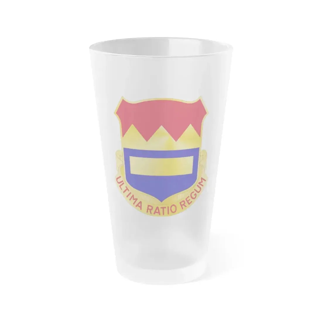 719th Antiaircraft Artillery Battalion (U.S. Army) Frosted Pint Glass 16oz Default Title - Go Mug Yourself