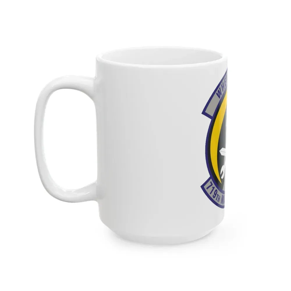 719th Maintenance Squadron (U.S. Air Force) White Coffee Mug - Go Mug Yourself