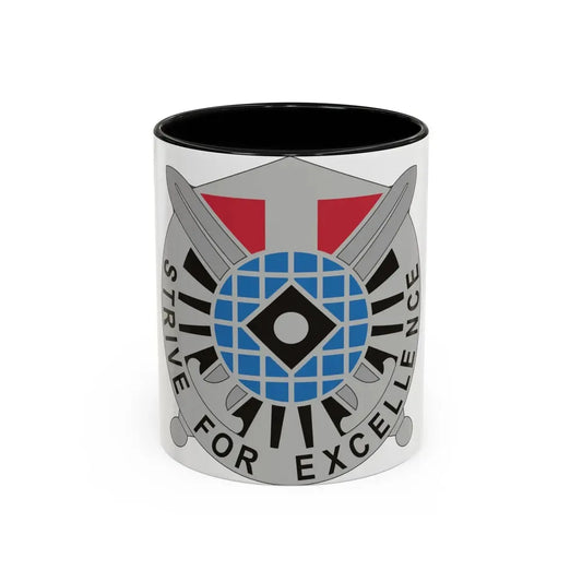 719th Military Intelligence Battalion 2 (U.S. Army) Accent Coffee Mug 11oz Black - Go Mug Yourself