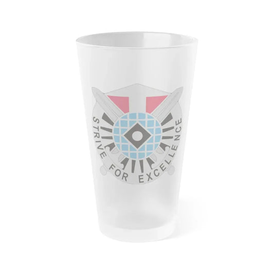 719th Military Intelligence Battalion 2 (U.S. Army) Frosted Pint Glass 16oz Default Title - Go Mug Yourself