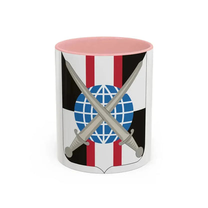 719th Military Intelligence Battalion (U.S. Army) Accent Coffee Mug 11oz Pink - Go Mug Yourself