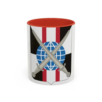 719th Military Intelligence Battalion (U.S. Army) Accent Coffee Mug 11oz Red - Go Mug Yourself