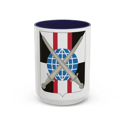 719th Military Intelligence Battalion (U.S. Army) Accent Coffee Mug 15oz Navy - Go Mug Yourself