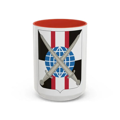 719th Military Intelligence Battalion (U.S. Army) Accent Coffee Mug 15oz Red - Go Mug Yourself