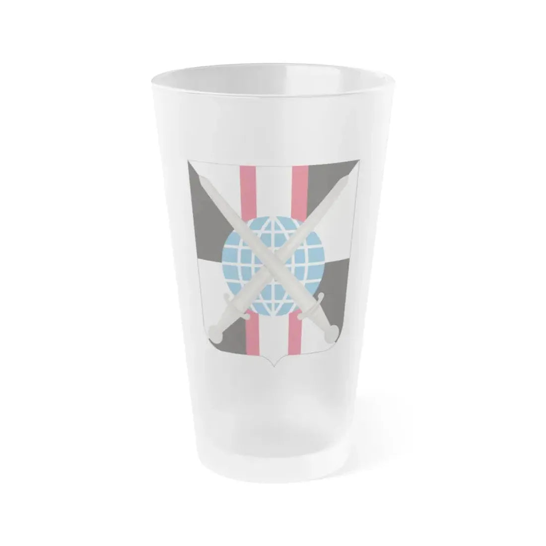 719th Military Intelligence Battalion (U.S. Army) Frosted Pint Glass 16oz Default Title - Go Mug Yourself