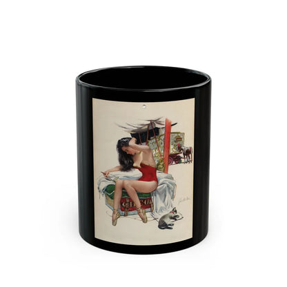 Esquire P26 Dec - Black Coffee Mug-11oz-Go Mug Yourself