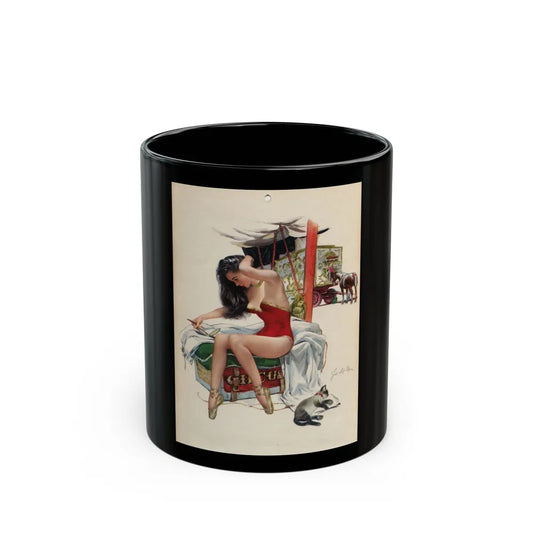 Esquire P26 Dec - Black Coffee Mug-11oz-Go Mug Yourself